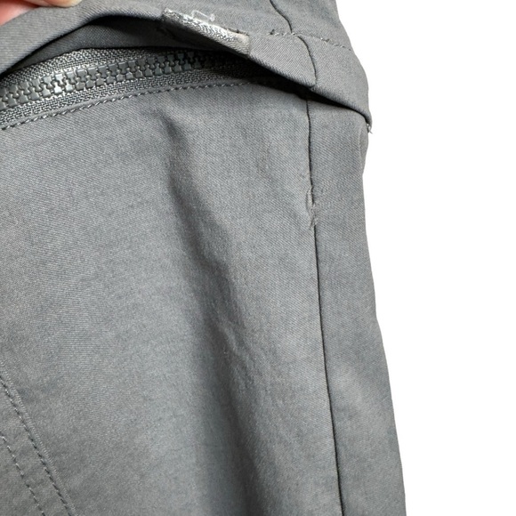 Prana Women’s Convertible Pants Size 4 Nylon Spandex Blend Gray Hiking Outdoors - Picture 4 of 9